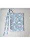 100% Cotton Muslin Nursing Cover - Mint Bunny (Oeko-Tex Certified) - 5