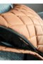 Leather 45X45 Throw Pillow (Filled) Living Room Cushion, Cushion, Gold Leather, Cushion Sofa Cushion, Pillow - 4