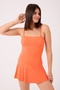 Women's One Piece Shaping / Sculpting Swimsuit with Skirt - 3