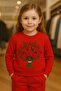 Demet Rose Patterned Cotton 3-Ply Shirt Fleece-Lined Eatshirt 3-4-5-6-7-8-9-10-11-12 Years Old