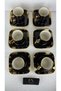 Gilded Porcelain 6-Piece Coffee Cup Set Decorative Object Figurine Living Room Accessory Coffee Table Desk Living Room Decor - 5