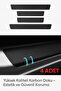 Custom New Compatible Accessory Auto Door Sill for Citroen C5 Custom New Sticker Carbon 4Pcs - 3