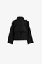 Bsk Model Mock Neck Lined Women's Trench Coat Jacket Trench with Back Windbreaker Detail - 5
