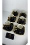 Gilded Porcelain 6-Piece Coffee Cup Set Decorative Object Figurine Living Room Accessory Coffee Table Desk Living Room Decor - 2