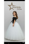 Girls' Black and White Princess Dress, Girls' Party Dress - 3