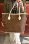 Baguette X Large Size Patterned Women's Shoulder Bag with Belt Detail - 6