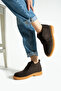 Brown Suede Lace-Up Boots (Anti-Slip) - 3