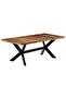 Dining Table 200x100x75 cm Solid Reclaimed Wood - 6