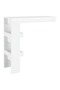 Wall Bar Table White 102x45x103.5 cm Engineered Wood - 4