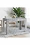 Dining Table Concrete Grey 120x60x76 cm Engineered Wood