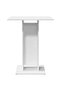 Bistro Table White 60x60x75 cm Engineered Wood - 2