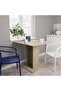 Dining Table Sonoma Oak 80x80x75 cm Engineered Wood