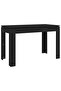 Dining Table Black 120x60x76 cm Engineered Wood - 5