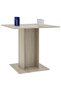 Dining Table Sonoma Oak 80x80x75 cm Engineered Wood - 4
