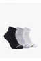 Men Sports Quarter Crew Length Socks - Set of 3