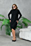 Women's Turtleneck Winter Knitwear Dress - 3