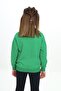سويت شيرت للفتيات من Grass Green بقصة عادية وياقة دائرية وأكتاف منخفضة مطبوع - خيطان - 4