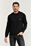 Logo Wool Blend Regular Fit Round Neck Sweater Men's Sweatshirt Xm001329 Af11982 Uc