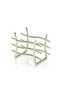 Tekno Tel Countertop Metal Napkin Holder Satin Color Kitchen Serving Napkin Holder - 3