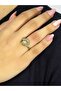 Natural Stone Citrine Natural Stone Inlaid Antique Model Women's Adjustable Ring Euy82S - 2