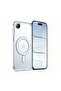 جراب iPhone 17 Air - شفاف، حلقة مغناطيسية، حماية للكاميرا (أكريليك + TPU، مقاوم للسقوط)