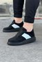 Wg011 Men's Casual Lace-Up Suede Sports Sneaker Shoes Sst - Black/White