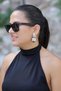Silver Color Vintage Dangle Earrings - 4