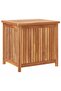 Garden Storage Box 60x50x58 cm Solid Teak Wood - 5