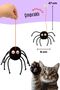 Spider Cat Toy |   Rattling Spider Cat Fishing Rod - 3