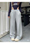 3-Piece Winter Black Gray Navy Wide-Leg Winter Sweatpants Set Plus Size Comfortable Fabric - 4