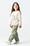Garden Embroidered Girls' 2-Piece Set - 26K 6335 - 3