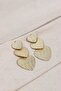 3-Piece Heart Dangle Gold Color Earrings