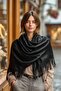 Women's Angora Shawl Scarf - 2