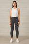 Sports Smoked High Waist Shaping / Sculpting Tights with Fleece Inside - 3