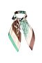 Scarf Classic Green/Brown Scarf 70*70 cm - 6