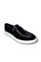 Rasgo 5120-26 patent leather bow men's shoes black white