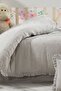 100% Organic Cotton Muslin Gray Space Embroidered Baby Bedding Set – 4 Pieces - 3