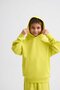 Organic Hooded Long Sleeve Boy Sweatshirt - Yellow - 6