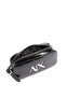 Women's Adjustable Shoulder Strap Logo Embossed Black Handbag Xw001593 Af17122-Uc001 - 4
