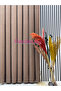 Bohemian Style Linen Gizia Brown Background Curtain (Single Panel) Does Not Need Ironing Heavy Weight Suitable for Any Room