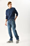 Men's Kalimnos Dark Blue Comfort Fit Jean Pants - Dark Blue - 4