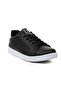 041-26 Leather Anatomical Men's Sneaker Black White 45-47