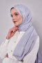 Silver geometric pattern jacquard shawl