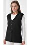 Women's Mother Plus Size Corded Fabric Wool Knitwear Vest - 3
