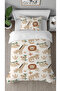 Arslan Giraffe Tiger Koala Pattern Digital Printed Special Design Stylish Children's Duvet Cover Set Without Sheets