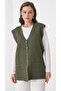 Women's Mother Plus Size Corded Fabric Wool Knitwear Vest - 5