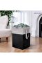 Folding Laundry Basket for Clothes, 75 Litre, Black - 5