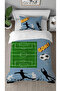 طقم غطاء لحاف للأطفال من Football Field Goal Goal Top Patterned Digital مطبوع مصمم خصيصًا بدون ملاءات