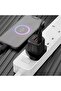 PD 20W USB Q3.0 UK Portable Fast Charger (USB-C & USB-A) - Black - 2
