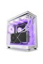 علبة H6 Flow RGB متوسطة الحجم ثنائية الحجرة - بيضاء